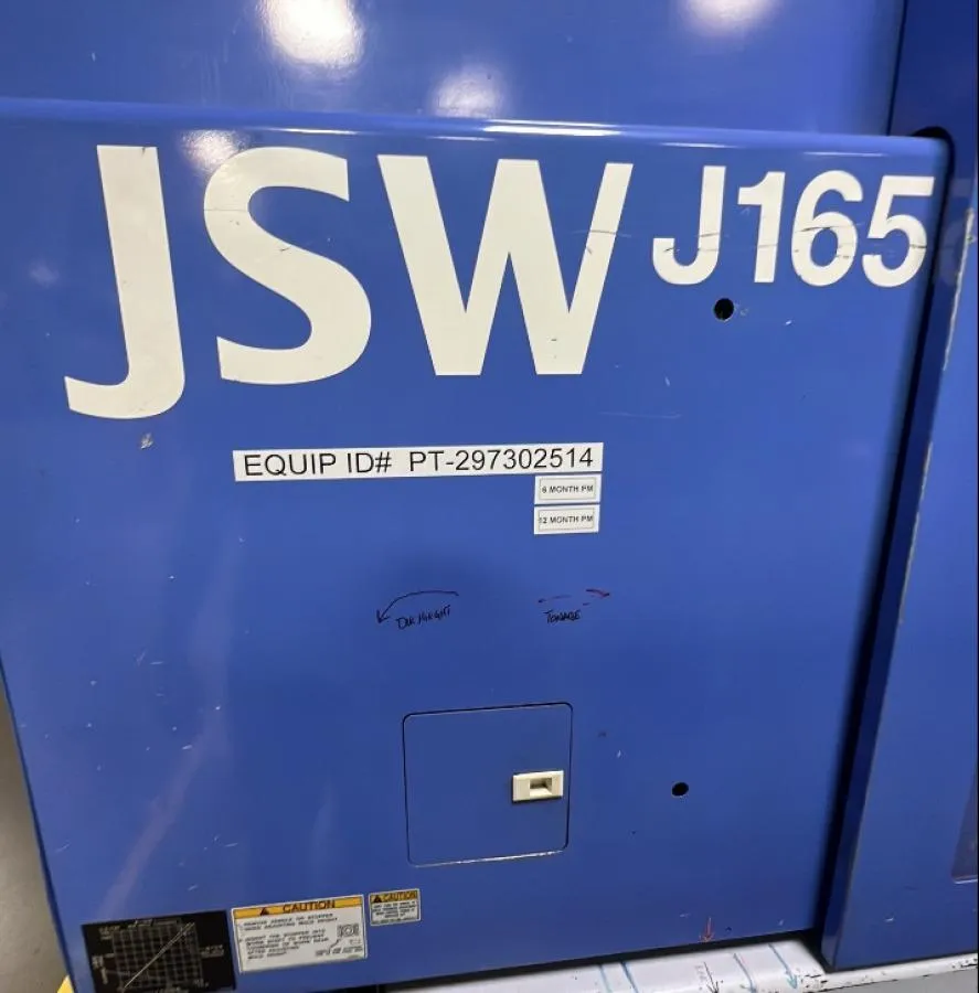 JSW J165 Large injection Molding