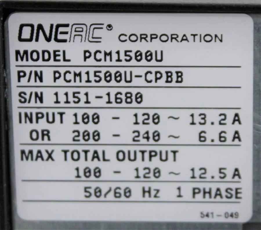 OneAC PCM1500U