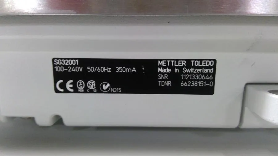 Mettler Toledo SG32001 max 32100g Bench Scale