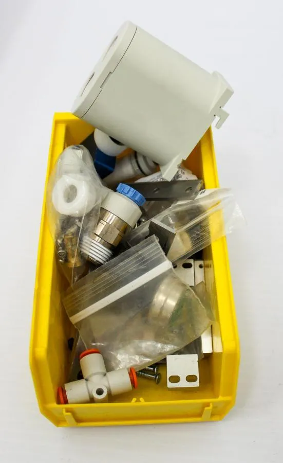 Bin Boxes with Parts and Accessories for Mesa kapton Heater lamination