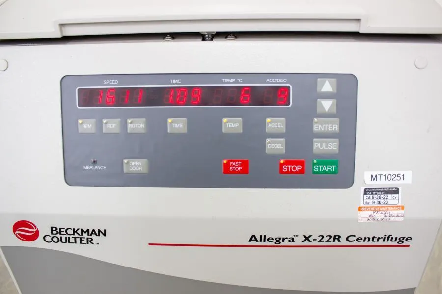 Beckman Coulter Allegra X-22R Refrigerated Benchtop CLEARANCE! As-Is