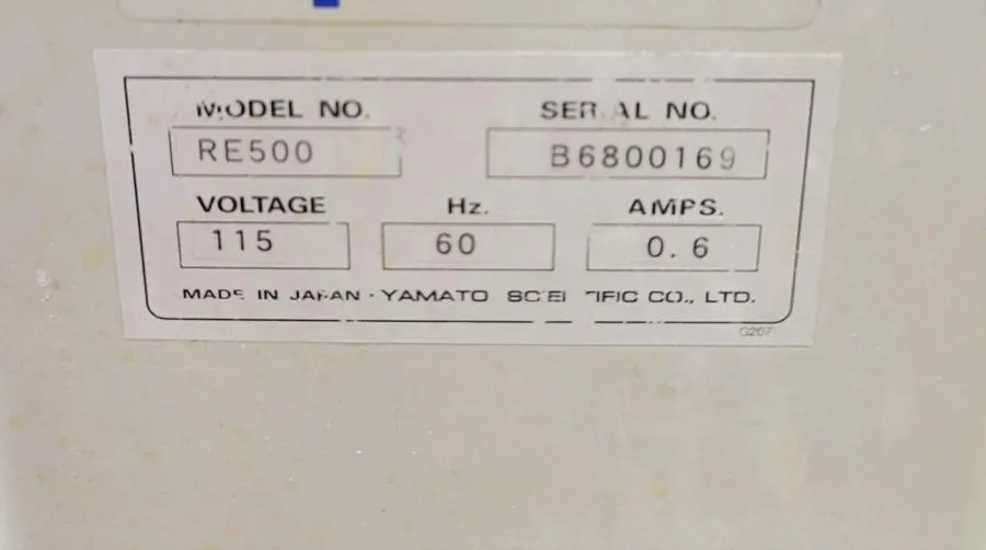 Yamato RE500 Digital Rotary Evaporator System