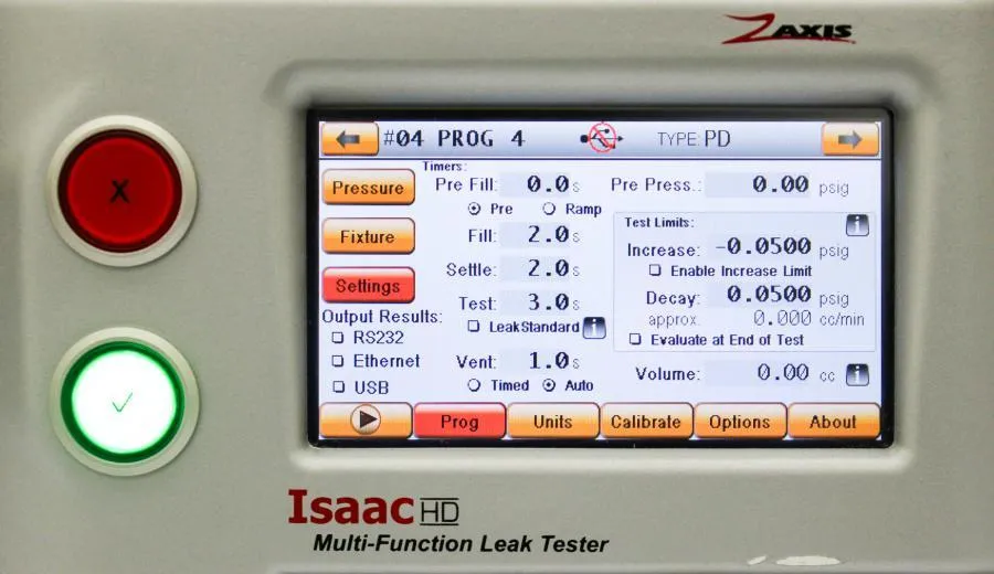 Zaxis  Issac-HD-2PC  Multi-Function Leak Tester