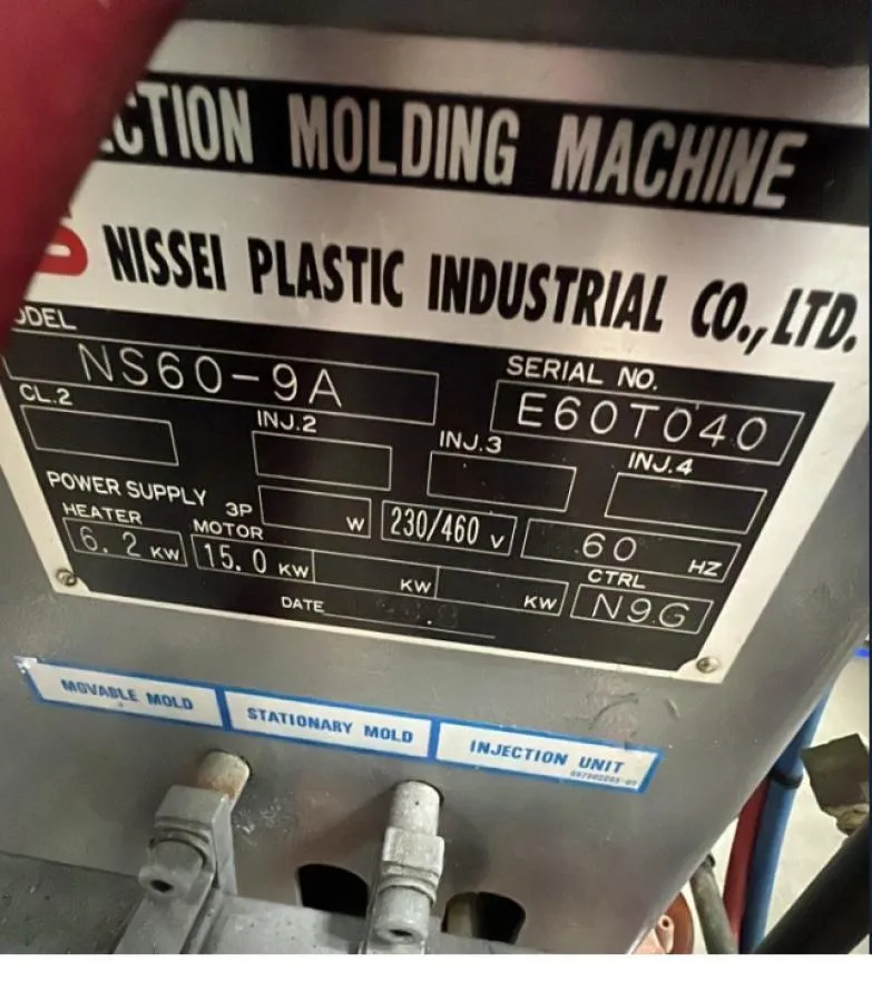 Nissei NS60-9A Injection Molding Machine