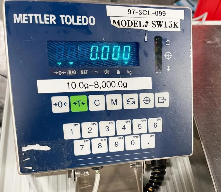 Mettler Toledo Speed Weigh Scale Model SW 30 Lb. Stainless Steel Food Medical