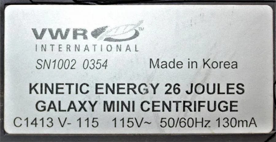 VWR Galaxy Mini Star Centrifuge