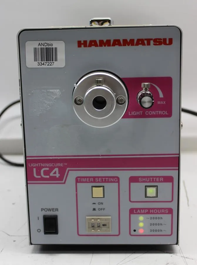 Hamamatsu UV Spot Lightsource LC4