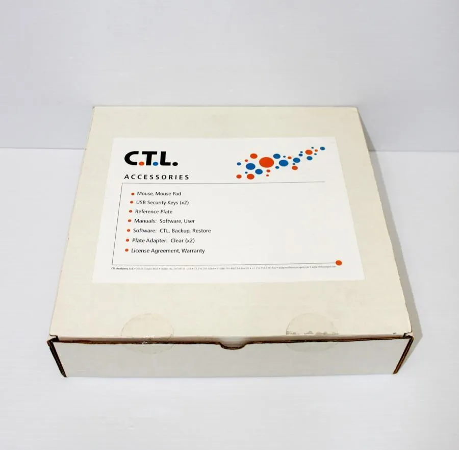 CTL ImmunoSpot software with manuals, Plate Adapter and x2 clear