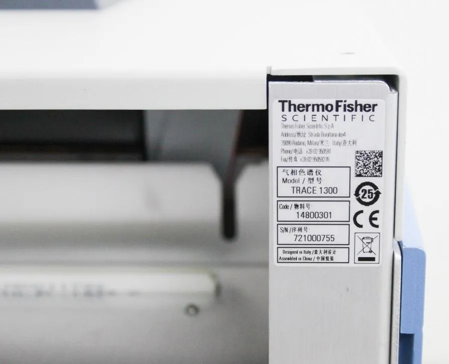 Thermo Scientific Trace 1300 Gas Chromatograph (AS/IS for parts)
