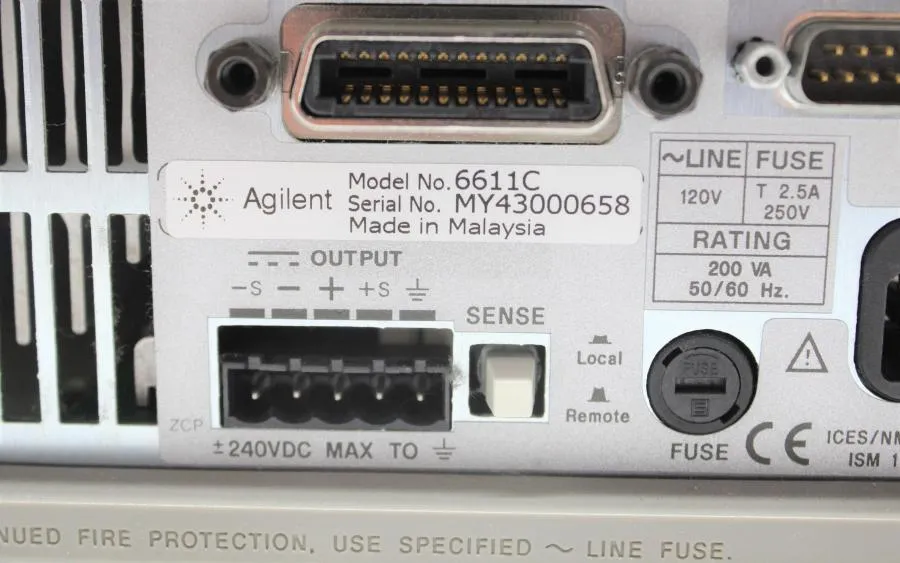 Agilent DC Power Supply 6611C