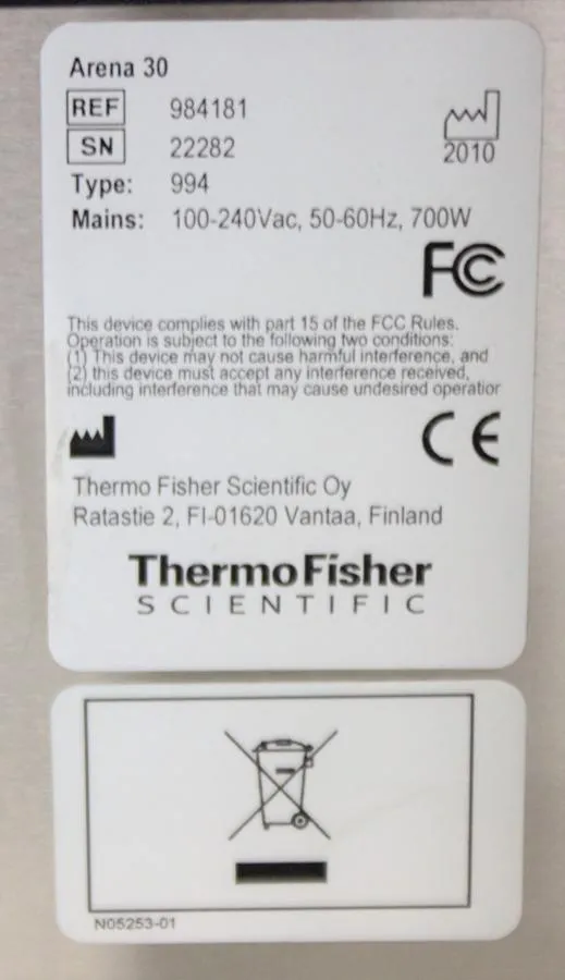 Thermo Fisher Scientific Arena 30 Chemistry Analyz CLEARANCE! As-Is