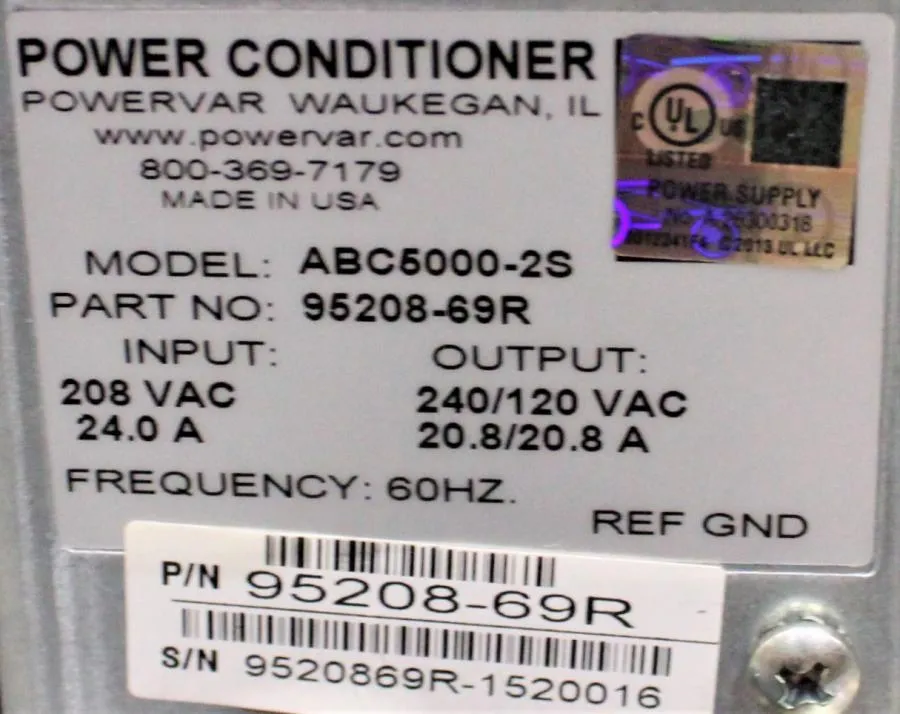 Powervar Single-Phase Conditioner  ABC5000-2S