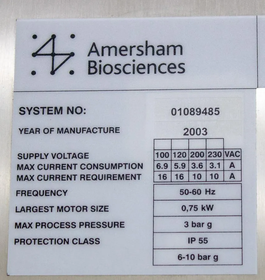 Amersham Biosciences BioProcess  Engineering System