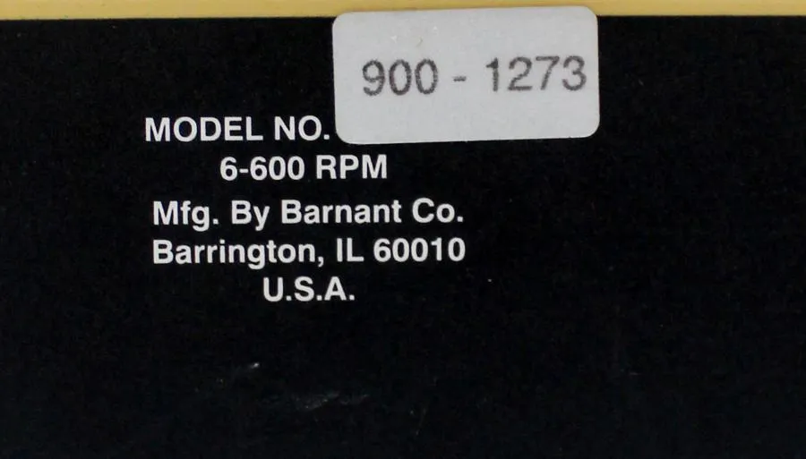 Cole Parmer MasterFlex Console Drive 900-1273 w/ 7518-00  Easy Load Pump Head!
