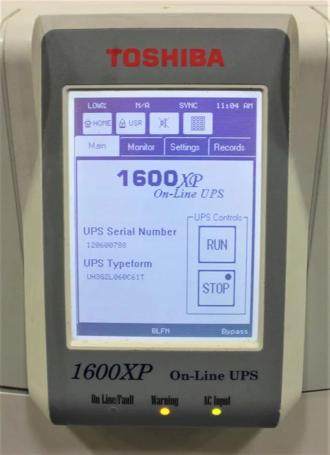 Toshiba Series 1600XPi Online UPS System