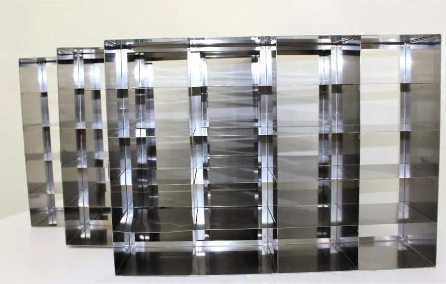 VWR CryoPro 89214-678 Upright ULT Freezer Racks Stainless Steel 20 box / 4x5