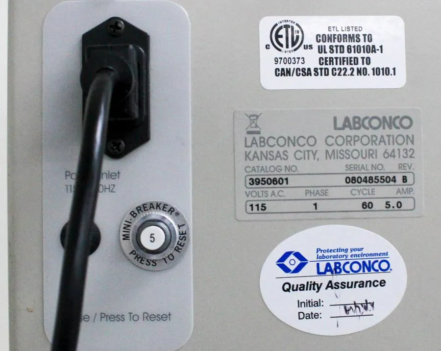 Labconco 6' XPert -Filtered Balance System w/ Guardian Airflow Monitor 3950601