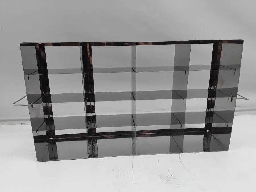 Stainless Steel Laboratory Freezer Rack Cryo 4x4 16-Slot
