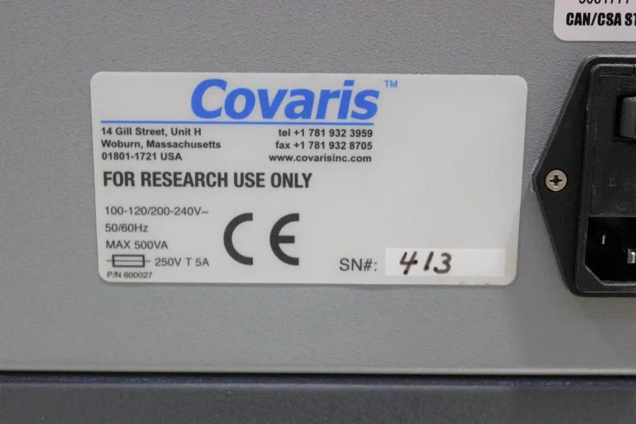 Covaris E210 Focused Ultra-Sonicator