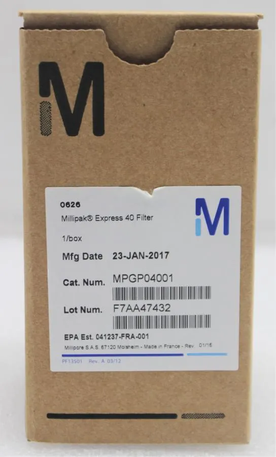 Millipore Millipak Express 40 Filter MPGP04001