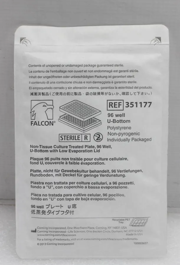 Falcon  Sterile 96 Well U-Bottom 4 packs