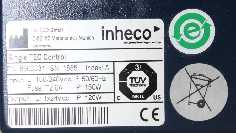 Inheco Single TEC Control PN: 8900031