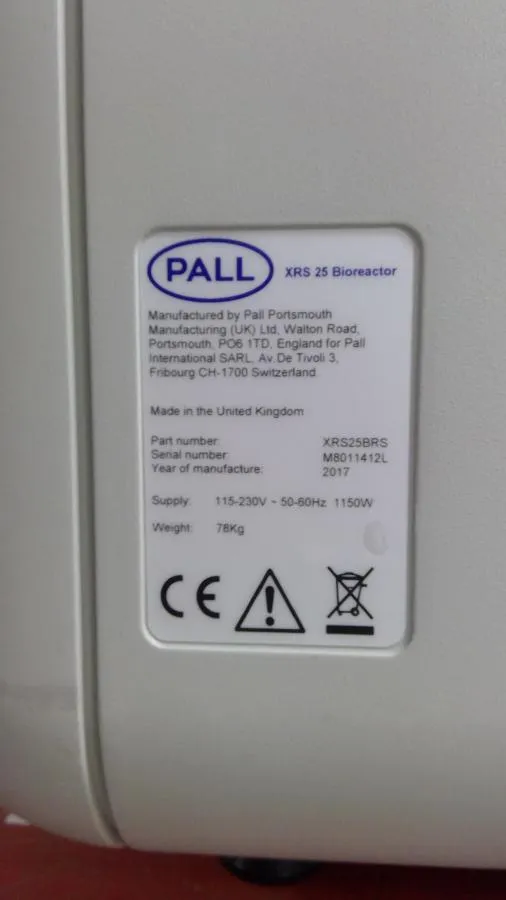 Pall Allegro XRS 25 Bioreactor System with mPath Control Tower