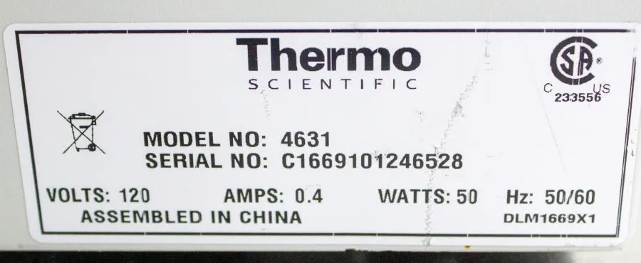 Thermo Large 3-D Rotator Model 4631 CLEARANCE! As-Is