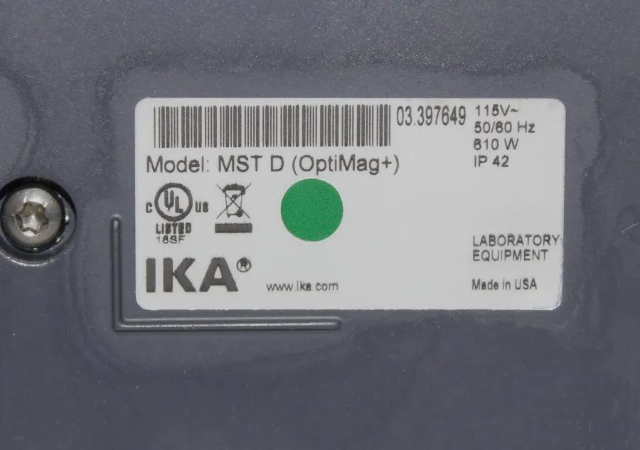 IKA Hot Plate Stirrer MST D (optimag+)