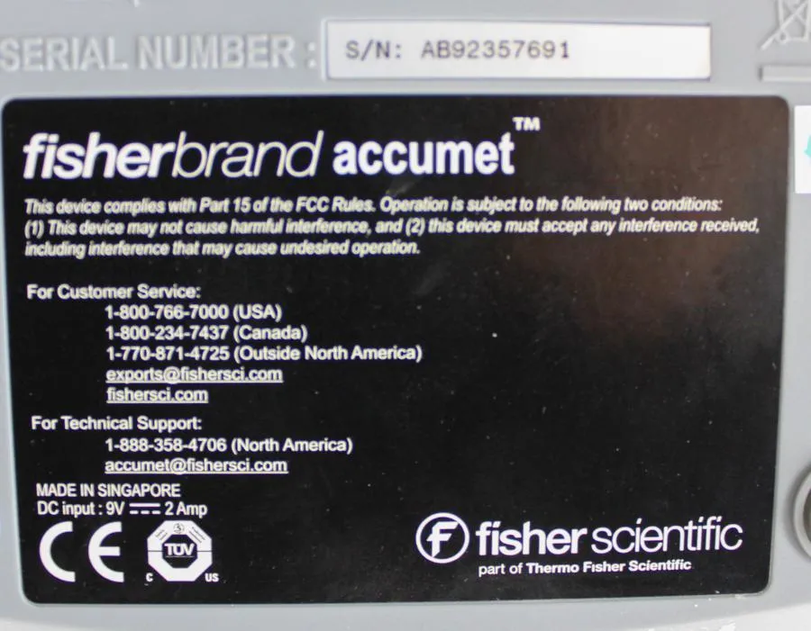 Fisherbrand Accumet AB200 Benchtop pH/mV/Conductivity Meter