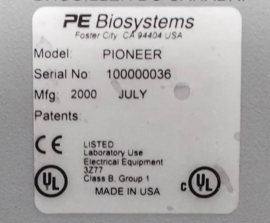 Perceptive Biosystems Pioneer Peptide synthesis CLEARANCE! As-Is