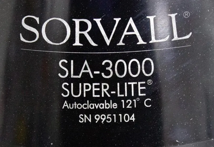 Sorvall SLA-3000 Super-Lite Autoclavable Centrifuge Rotor w/ Lid