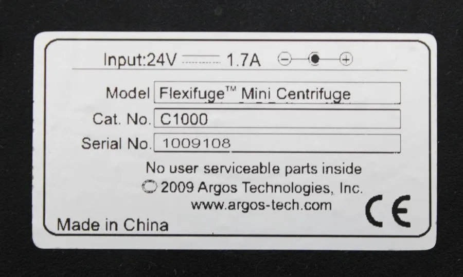 Argos Flexifuge C1000 Mini Centrifuge Colorful LED Lights