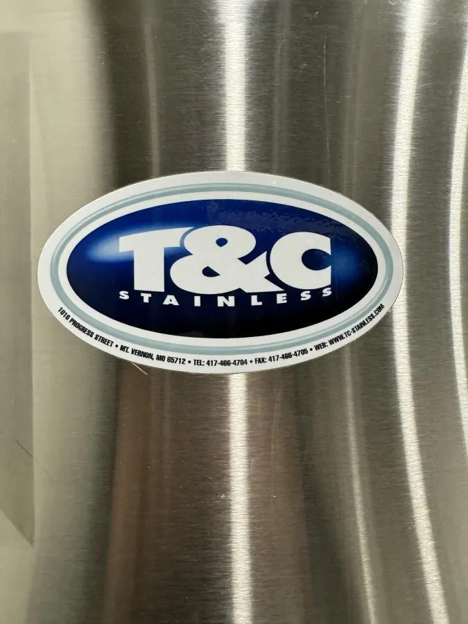 T&C Stainless with Holland Applied Technologies Parts: 500 L Vessel  TC10511