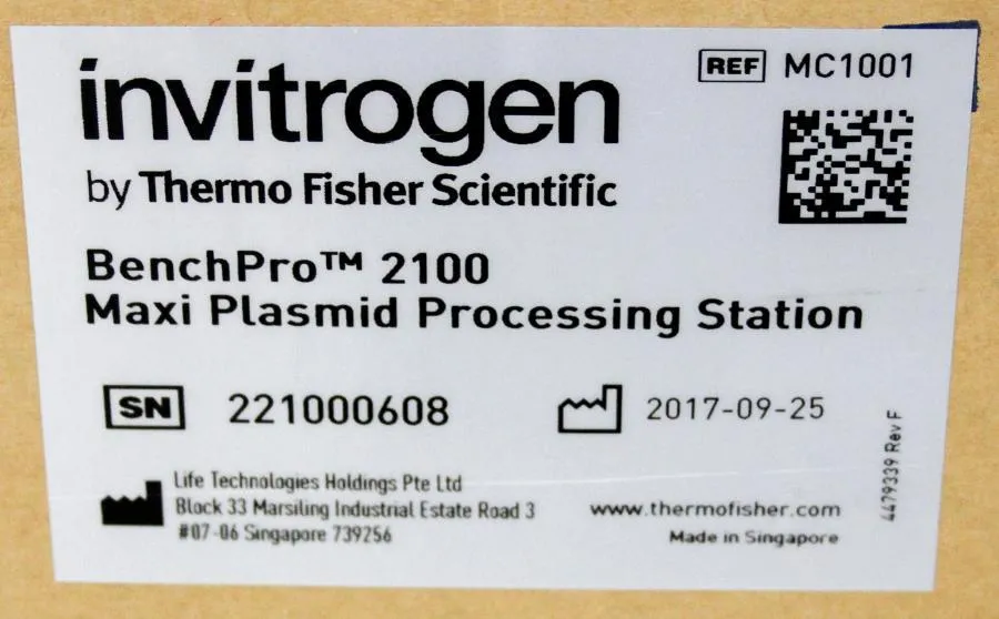 Thermo Invitrogen BenchPro 2100 Maxi Plasmid Processing Station