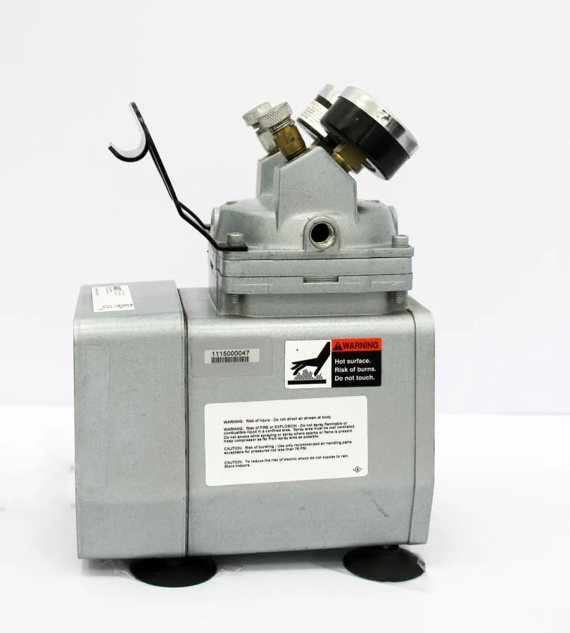 GAST DOA-P704-AA High-Capacity Vacuum Pump with Gauge Regulator and Relief