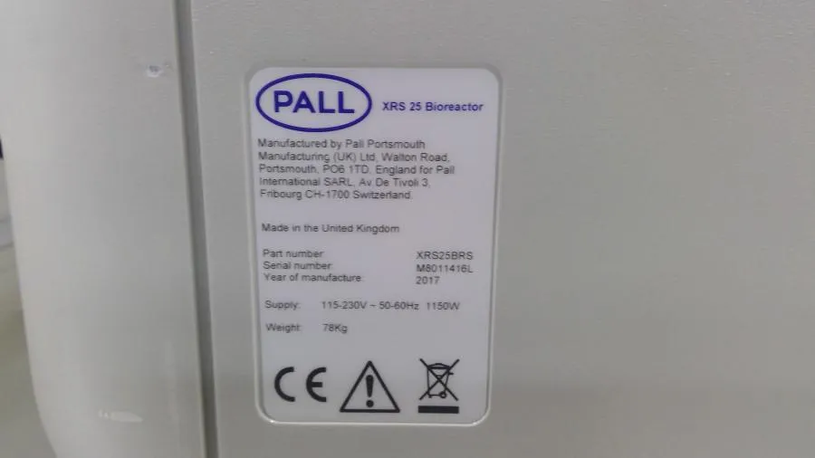 Pall Allegro XRS25 Bioreactor with mPath Control Tower
