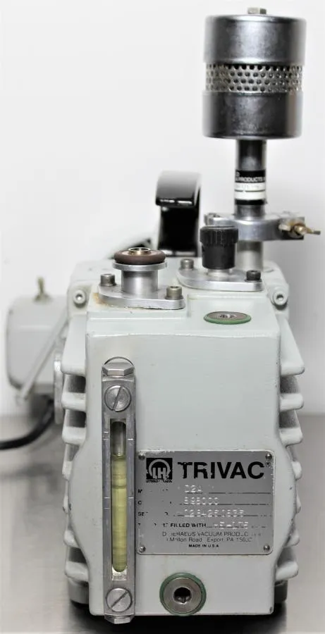 LEYBOLD Trivac D2A Dual Stage Rotary Vane  1/3 HP Pump 898000