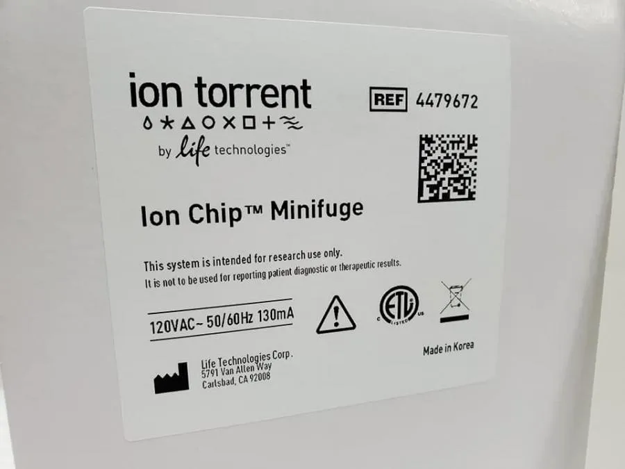 Ion Torrent Ion Chip Centrifuge CLEARANCE! As-Is