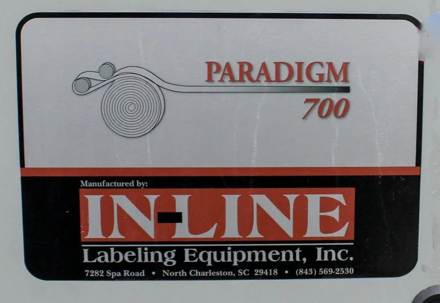 IN-LINE Paradigm  Labeling 700 Stand Wrap