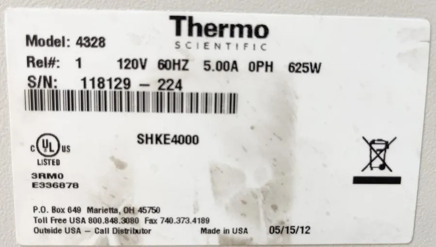 Thermo MaxQ 4000 Incubator Shaker
