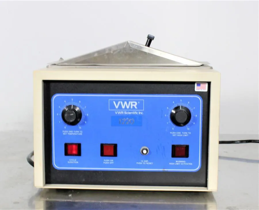VWR Scientific Univar Shel-Lab Heated Bath Unit Model 1220
