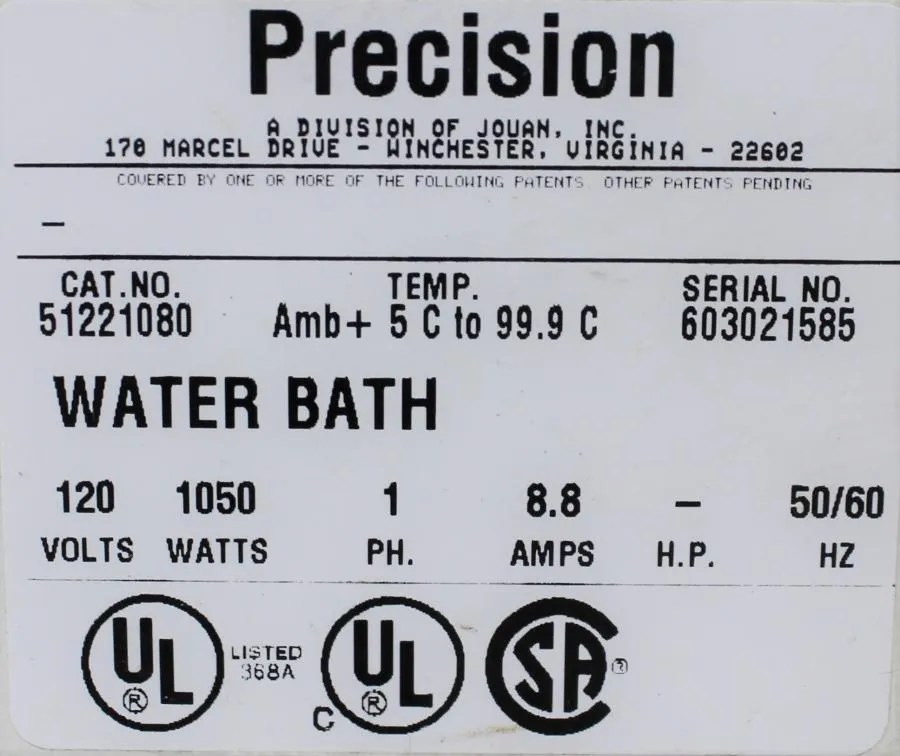 Precision 2870 Digital Reciprocating  Water Bath