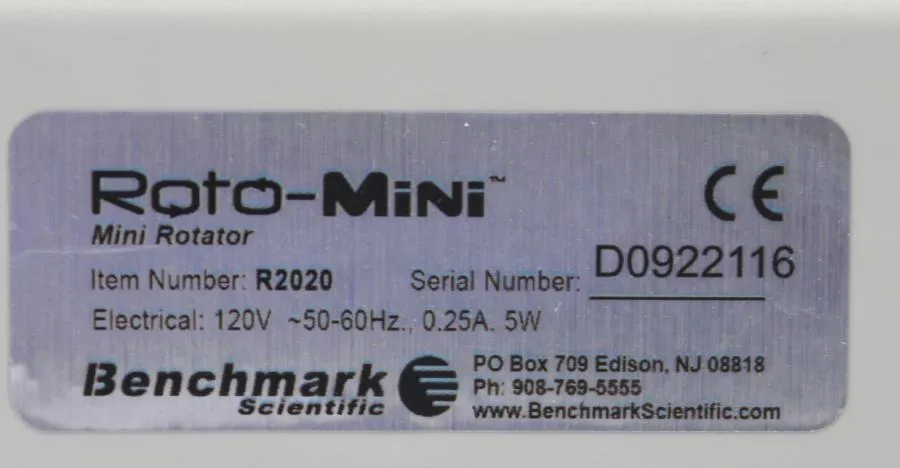 Benchmark Mini Rotor R2020 base