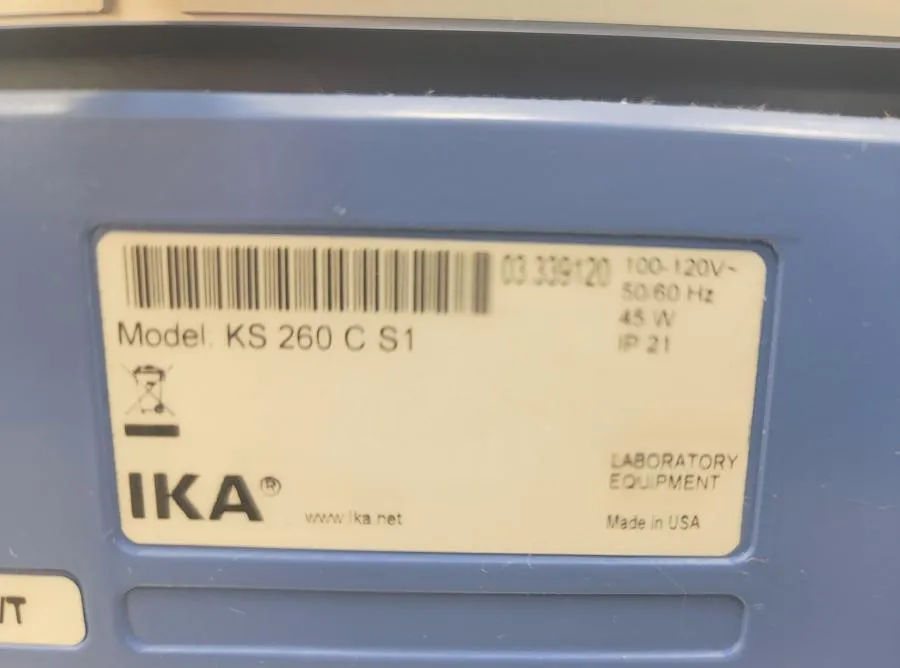 IKA KS 260 Shaker CLEARANCE! As-Is