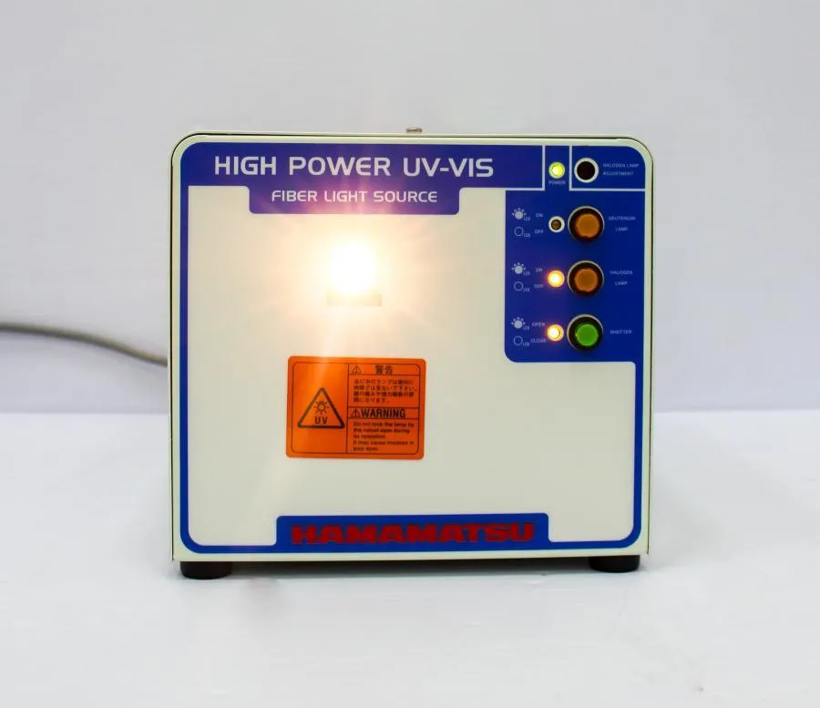 HAMAMATSU High Power UV-VIS Fiber Light Source model: L10290