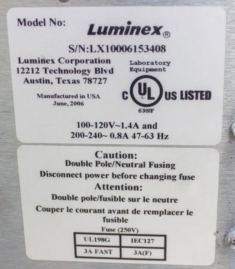 Bio-Rad Luminex Bio-Plex 200 Suspension Array CLEARANCE! As-Is