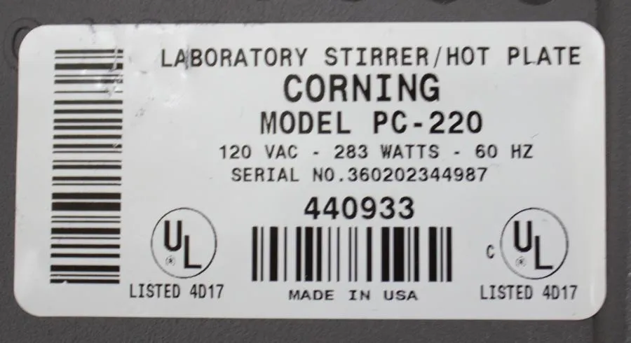 Corning - Heated Stirrer PC-220