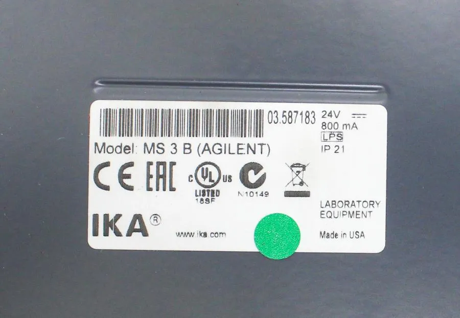 IKA  Shaker/Vortexer MS3 (Agilent)
