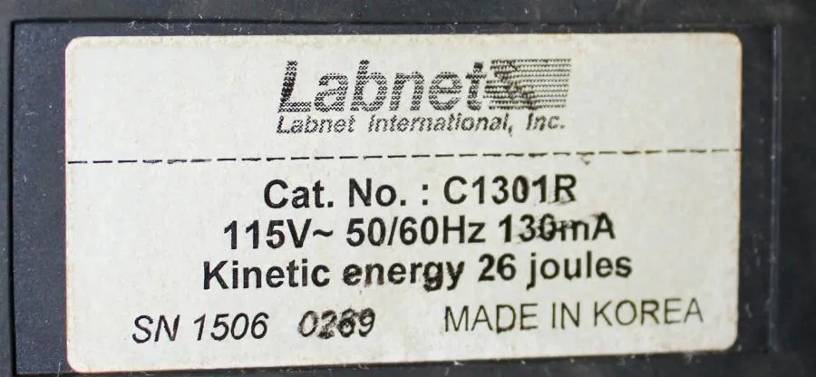 Labnet Mini Centrifuge Cat: C1301R